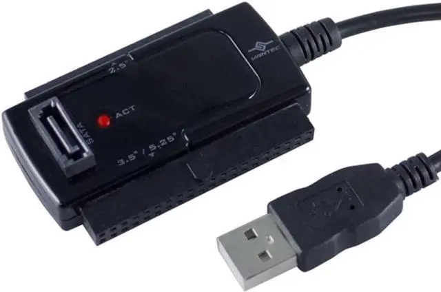Alt view image 5 of 8 - Vantec 2.5" / 3.5" / 5.25" SATA / IDE to USB 2.0 Adapter - Model CB-ISATAU2