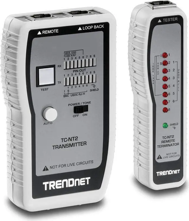Alt view image 5 of 5 - TRENDnet TC-NT2 Cable Tester
