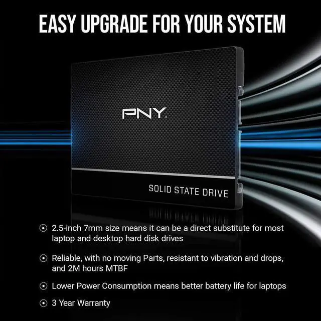 Alt view image 12 of 15 - PNY CS900 240GB 2.5" SATA III INTERNAL Solid State Drive (SSD) - SSD7CS900-240-RB