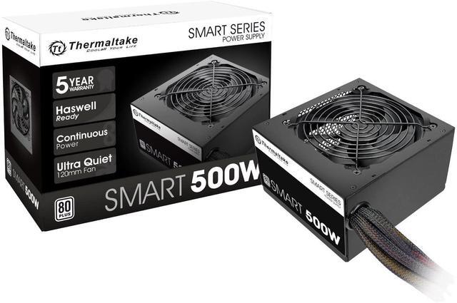 Alt view image 9 of 19 - Thermaltake Smart Series 500W SLI/CrossFire Ready Continuous Power ATX 12V V2.3 / EPS 12V 80 PLUS Certified Active PFC Power Supply Haswell Ready PS-SPD-0500NPCWUS-W