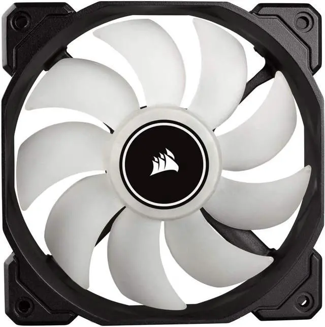Alt view image 11 of 17 - Corsair AF Series AF120 LED (2018) CO-9050079-WW White LED Case Fan, Single Pack.