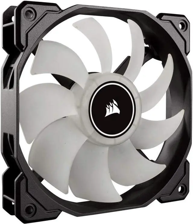 Alt view image 7 of 17 - Corsair AF Series AF120 LED (2018) CO-9050079-WW White LED Case Fan, Single Pack.