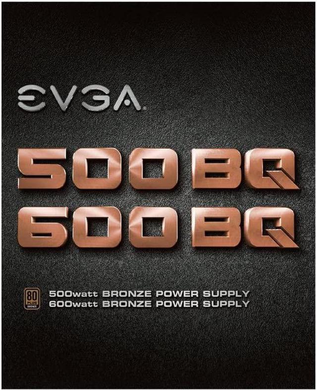 Alt view image 11 of 16 - EVGA 600 BQ 110-BQ-0600-K1 BQ 80 Plus Bronze Semi Modular 600W Power Supply