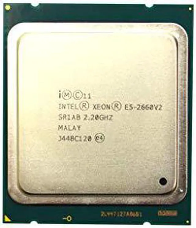 Main image of Intel Xeon E5-2660 v2 2.2GHz (3GHz Max) 10-Core 2.5MB L2 25MB L3 Cache Socket LGA2011 CPU Processor SR1AB