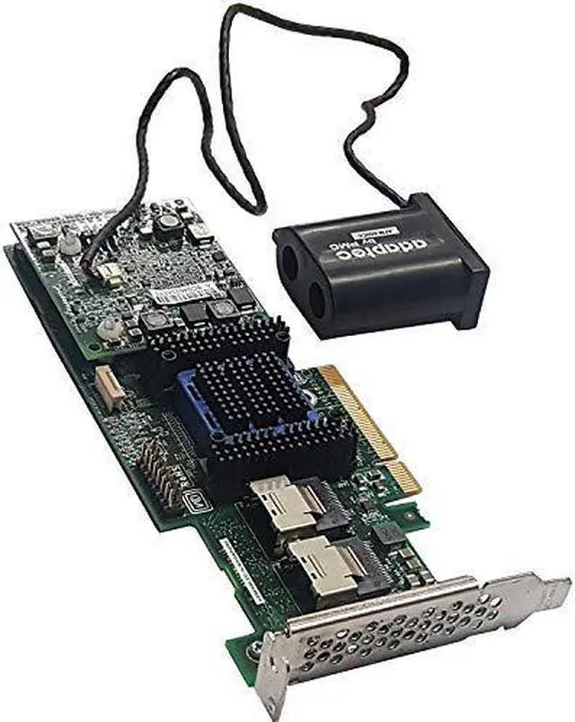 Alt view image 3 of 3 - Low brackets ASR-6805T Adaptec 512MB 6Gb/s SATA/SAS 8 Port RAID Controller