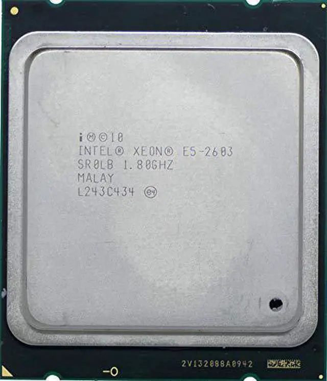 Alt view image 14 of 14 - INTEL Sr0Lb  Xeon Quadcore E52603 1.8Ghz 10Mb L3 Cache 6.4Gt S Qpi Socket Fclga2011 32Nm 80W Processor Only