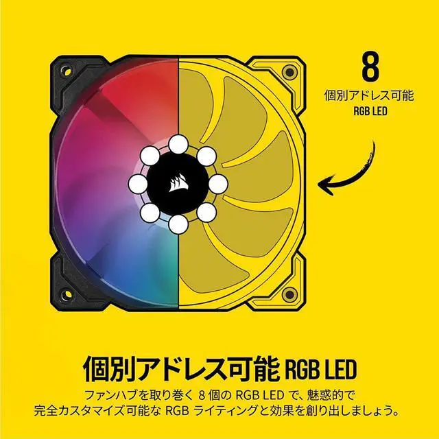 Alt view image 14 of 14 - CORSAIR iCUE SP120 RGB PRO Performance 120mm Fan - CO-9050093-WW