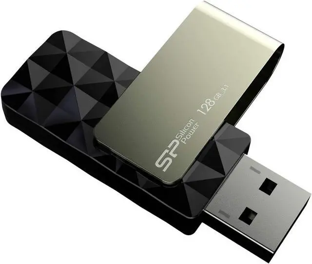 Alt view image 7 of 11 - Silicon Power 128GB Blaze B30 USB 3.0 Flash Drive (SP128GBUF3B30V1K)