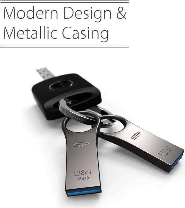 Alt view image 8 of 13 - Silicon Power 128GB Jewel J80 USB 3.0 Flash Drive