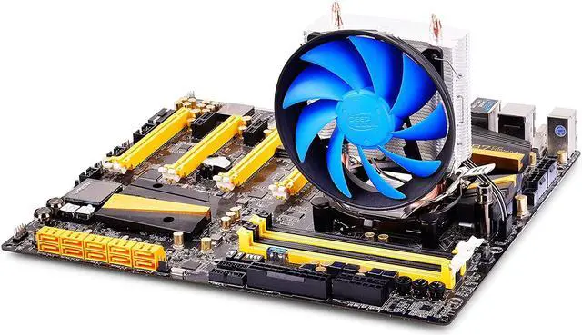 Alt view image 15 of 17 - DEEPCOOL GAMMAXX 200T-CPU Cooler 2 Direct Heat Pipes 120mm PWM Fan