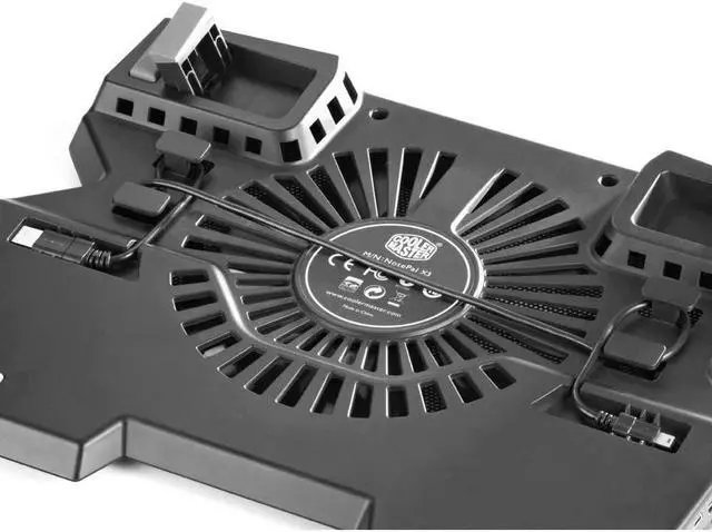 Alt view image 12 of 14 - Cooler Master NotePal X3 - Gaming Laptop Cooling Pad with 200 mm Blue LED Fan