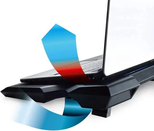 Alt view image 11 of 14 - Cooler Master NotePal X3 - Gaming Laptop Cooling Pad with 200 mm Blue LED Fan