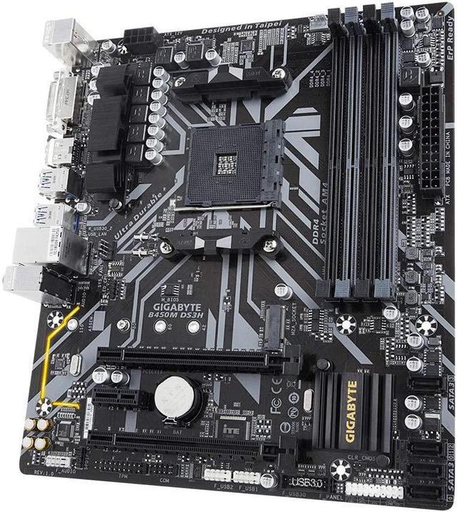 Alt view image 14 of 14 - GIGABYTE B450M DS3H AM4 Micro ATX AMD Motherboard
