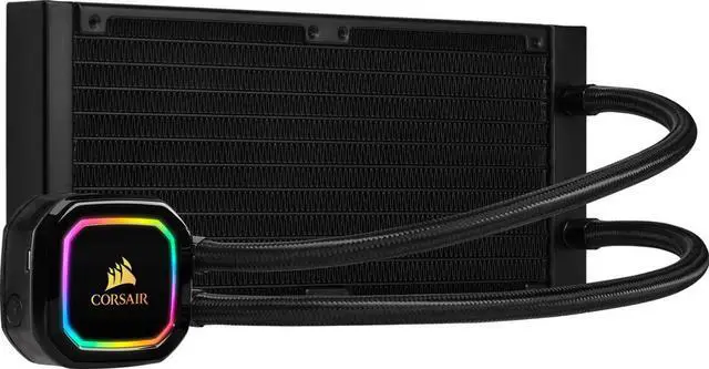 Alt view image 12 of 19 - CORSAIR iCUE H100i RGB PRO XT, 240mm Radiator, Dual 120mm PWM Fans, Software Control, Liquid CPU Cooler, CW-9060043-WW LGA 1700 Compatible