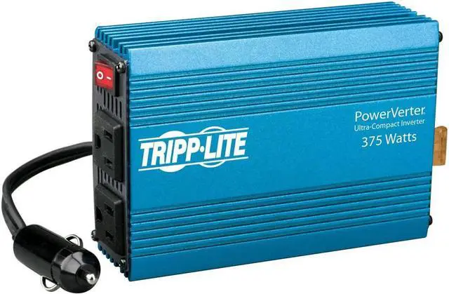 Alt view image 7 of 10 - Tripp Lite 375 W Car Power Inverter with 2 Outlets, Auto Inverter, Ultra Compact (PV375)