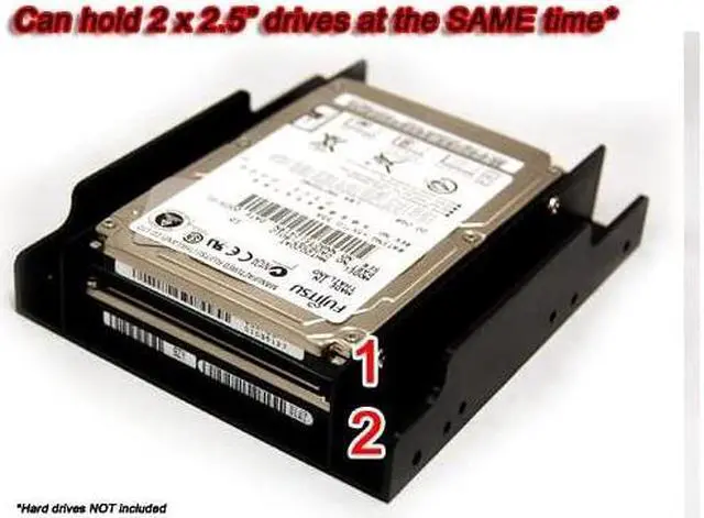 Alt view image 8 of 8 - BYTECC Bracket-35225 2.5" HDD/SSD Mounting Kit For 3.5" Drive Bay or Enclosure