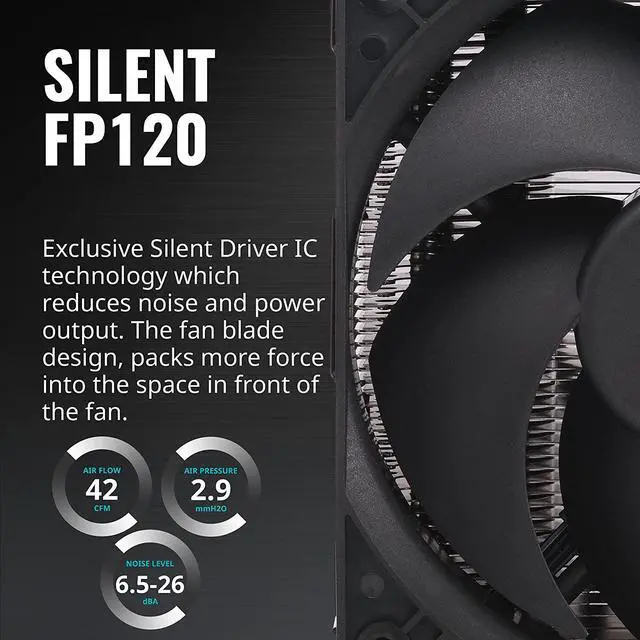Alt view image 15 of 20 - Cooler Master Hyper 212 Black Edition CPU Air Cooler, Silencio FP120 Fan, 4 CDC 2.0 Heatpipes, Anodized Gun-Metal Black, Brushed Nickel Fins for AMD Ryzen/Intel LGA2066/1151 Compatible