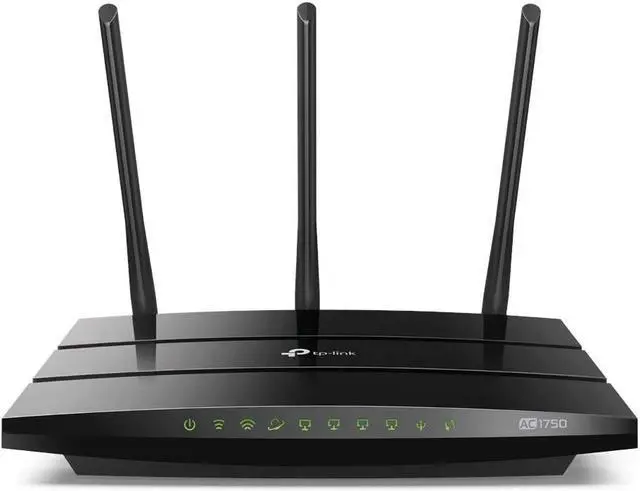 Alt view image 6 of 10 - TP-LINK Archer C7 Wireless AC1750 Dual Band Gigabit Router, 450 Mbps on 2.4 GHz + 1300 Mbps on 5 GHz, 1 USB Port, IPv6, Guest Network