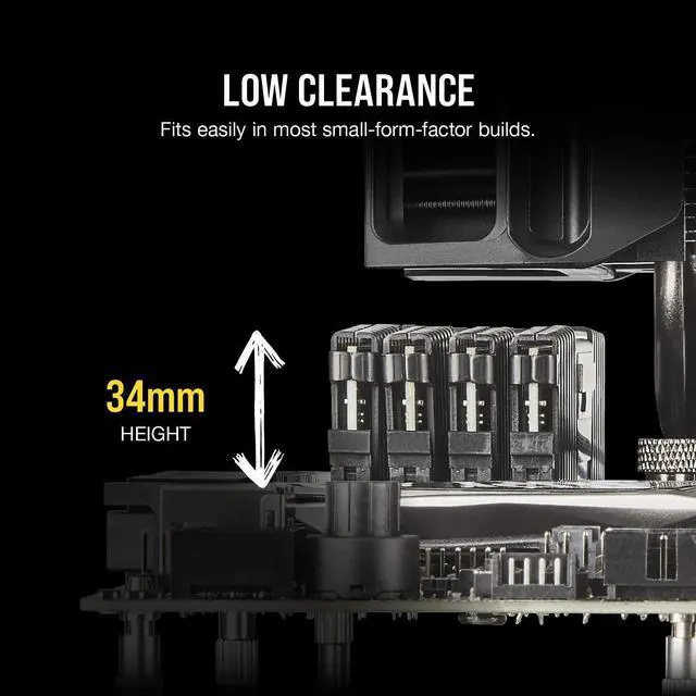 Alt view image 8 of 9 - CORSAIR Vengeance LPX 8GB 288-Pin PC RAM DDR4 2400 (PC4 19200) Desktop Memory Model CMK8GX4M1A2400C16