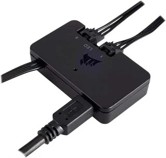 Alt view image 16 of 20 - CORSAIR Lighting Node PRO CL-9011109-WW, RGB Lighting Controller with Individually Addressable RGB LED Strips