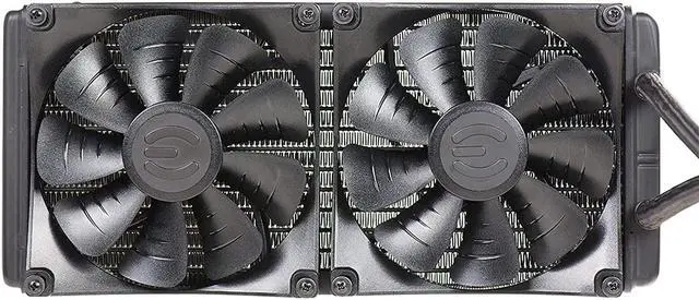 Alt view image 11 of 15 - EVGA CLC 280mm All-In-One RGB LED CPU Liquid Cooler, 2x FX13 140mm PWM Fans, Intel, AMD, 400-HY-CL28-V1 LGA 1700 Compatible