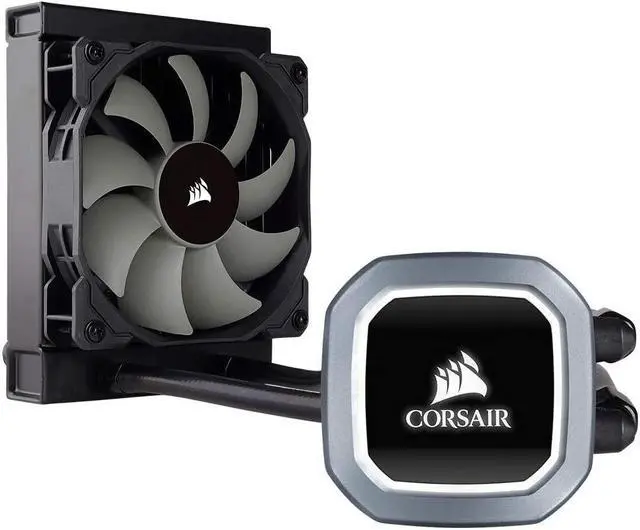 Alt view image 20 of 20 - Corsair Hydro Series, H60 2018 (CW-9060036-WW), 120mm Radiator, Single 120mm PWM Fan, Liquid CPU Cooler LGA 1700 Compatible