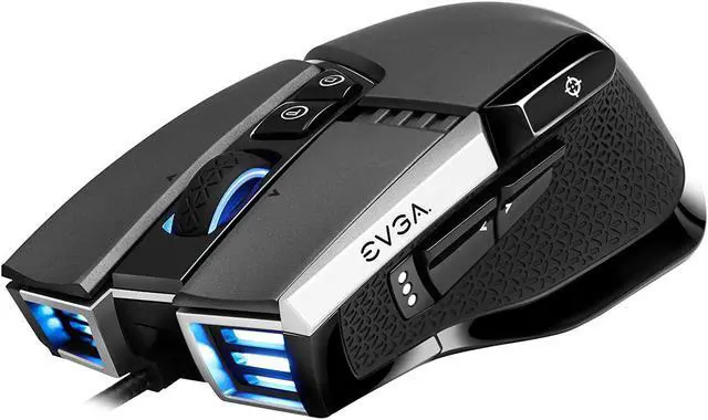 Alt view image 12 of 14 - EVGA X17 Gaming Mouse, Wired, Grey, Customizable, 16,000 DPI, 5 Profiles, 10 Buttons, Ergonomic 903-W1-17GR-KR