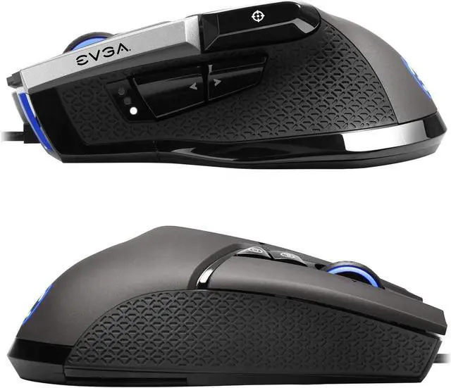 Alt view image 10 of 14 - EVGA X17 Gaming Mouse, Wired, Grey, Customizable, 16,000 DPI, 5 Profiles, 10 Buttons, Ergonomic 903-W1-17GR-KR