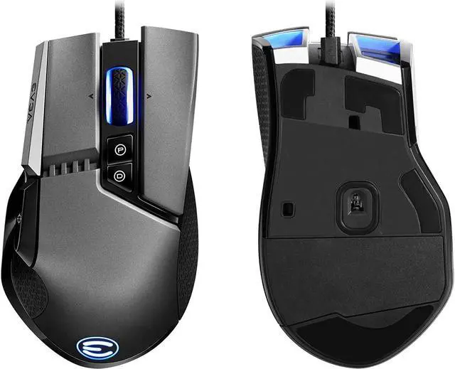 Alt view image 13 of 14 - EVGA X17 Gaming Mouse, Wired, Grey, Customizable, 16,000 DPI, 5 Profiles, 10 Buttons, Ergonomic 903-W1-17GR-KR