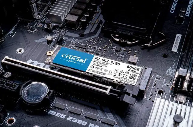 Alt view image 10 of 14 - Crucial P1 500GB 3D NAND NVMe PCIe Internal SSD, up to 1900 MB/s - CT500P1SSD8