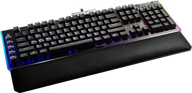 Alt view image 9 of 14 - EVGA Z20 RGB Optical Mechanical (Clicky Switch) Gaming Keyboard 812-W1-20US-KR