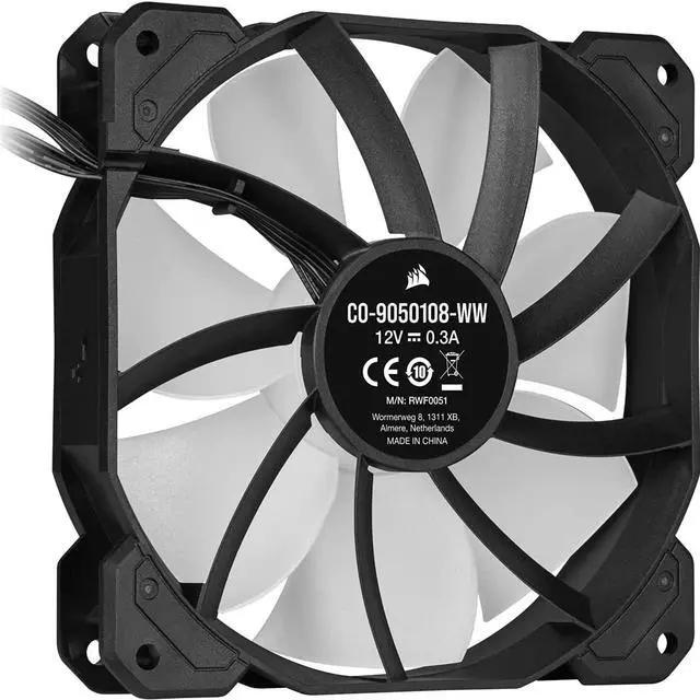 Alt view image 19 of 20 - CORSAIR iCUE SP120 RGB ELITE Performance 120mm PWM Single Fan, CO-9050108-WW