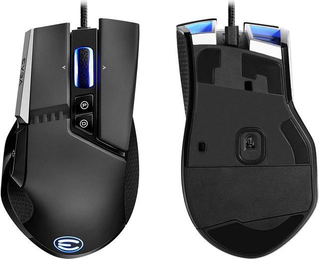 Alt view image 11 of 12 - EVGA X17 Gaming Mouse, Wired, Black, Customizable, 16,000 DPI, 5 Profiles, 10 Buttons, Ergonomic 903-W1-17BK-KR