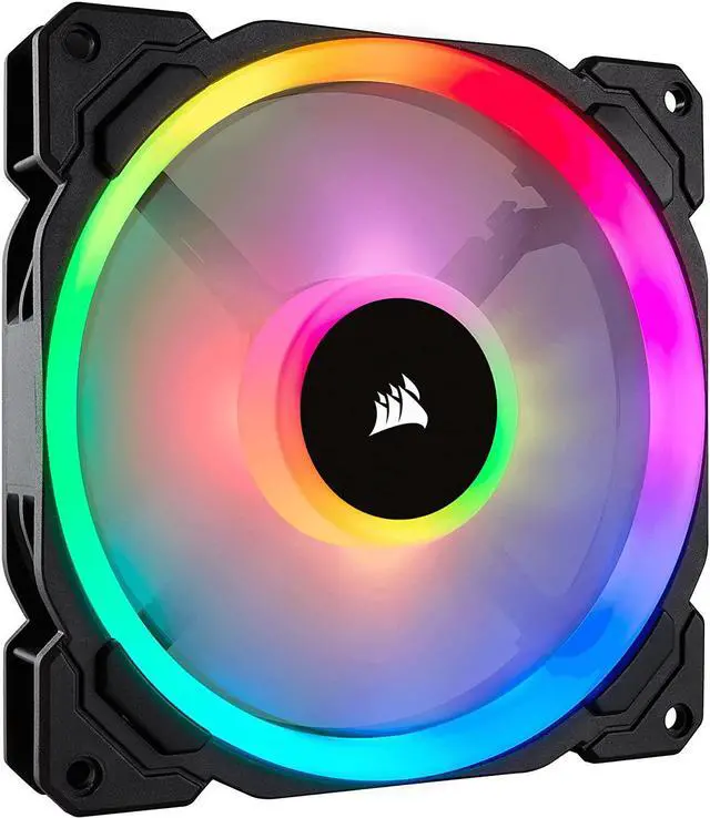 Alt view image 9 of 17 - Corsair LL Series CO-9050073-WW LL140 RGB, 140mm Dual Light Loop RGB LED PWM Fan, Single Pack
