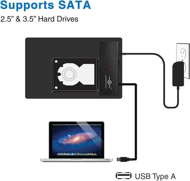 Alt view image 7 of 9 - VANTEC CB-ST00U3 NexStar USB 3.0 To SATA 6 Gbps Optical / Storage Adapter