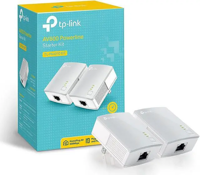 Alt view image 9 of 18 - TP-Link AV600 Powerline Ethernet Adapter(TL-PA4010 KIT)- Plug&Play, Power Saving, Nano Powerline Adapter, Expand Home Network with Stable Connections