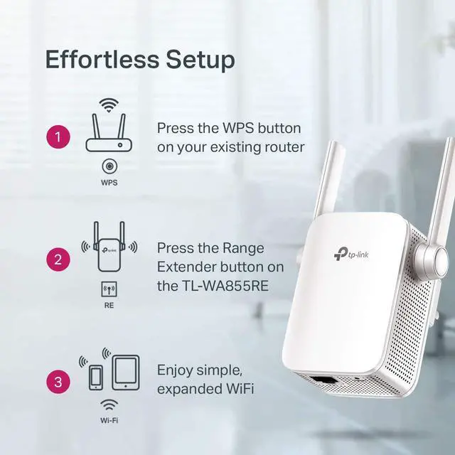 Alt view image 12 of 19 - TP-Link N300 WiFi Extender (TL-WA855RE) - WiFi Range Extender, up to 300Mbps Speed, Wireless Signal Booster and Access Point, Single Band 2.4GHz Only