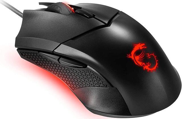 Alt view image 16 of 17 - MSI Clutch GM08 Gaming Mouse, 4200 DPI, Optical Sensor, 3 Adjustable Weights, Red LED Lighting, Symmetrical Design