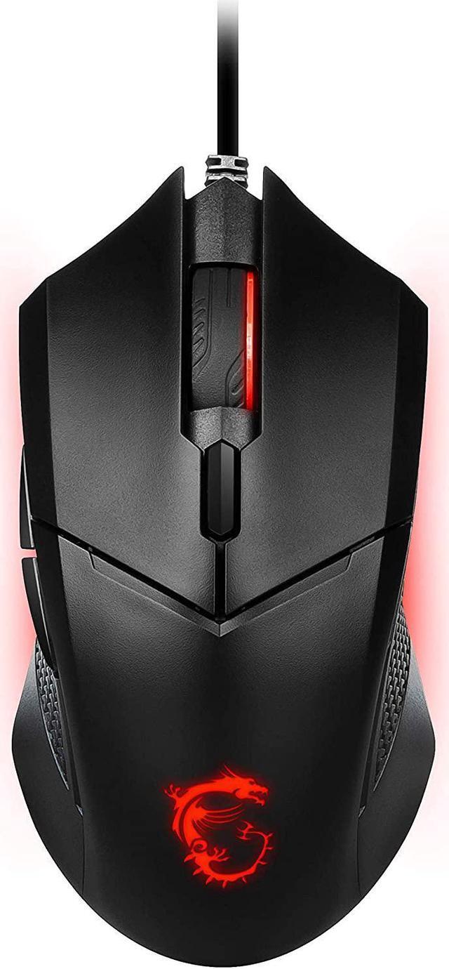 Alt view image 17 of 17 - MSI Clutch GM08 Gaming Mouse, 4200 DPI, Optical Sensor, 3 Adjustable Weights, Red LED Lighting, Symmetrical Design