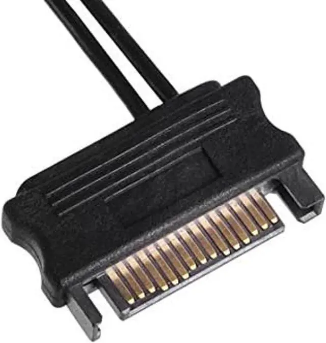 Alt view image 16 of 16 - SilverStone PWM Fan Hub System Cables, Black (CPF04)