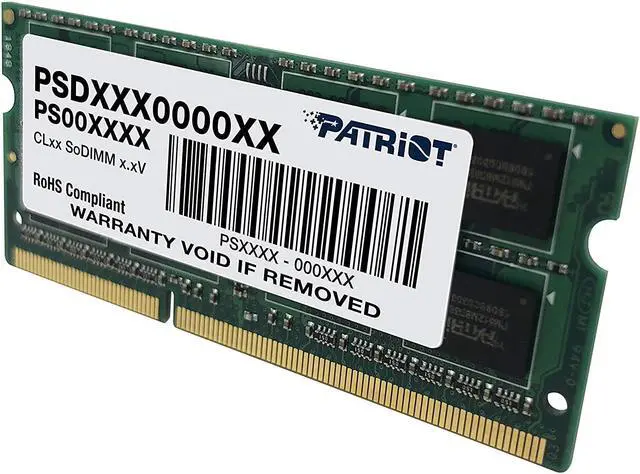 Alt view image 7 of 7 - Patriot 2GB 200-Pin DDR2 SO-DIMM DDR2 800 (PC2 6400) Laptop Memory Model PSD22G8002S