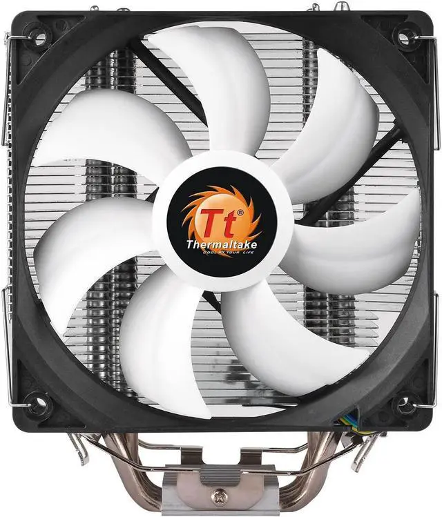 Alt view image 9 of 13 - Thermaltake Contac Silent 12 150W INTEL/AMD with AM4 Support 120mm PWM CPU Cooler CL-P039-AL12BL-A