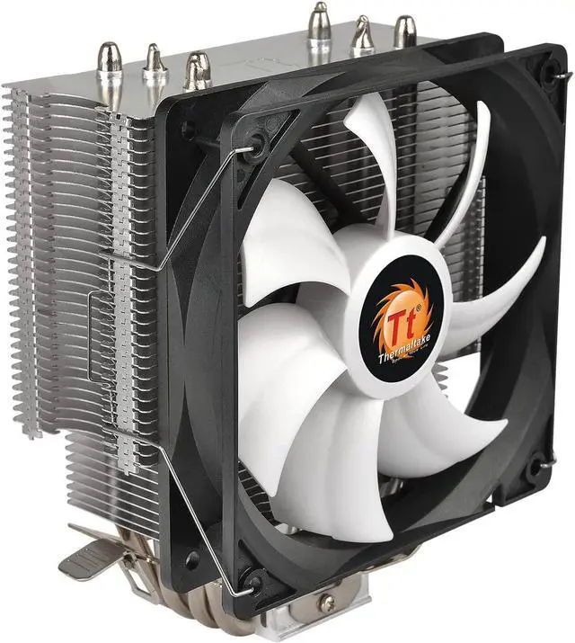 Alt view image 10 of 13 - Thermaltake Contac Silent 12 150W INTEL/AMD with AM4 Support 120mm PWM CPU Cooler CL-P039-AL12BL-A