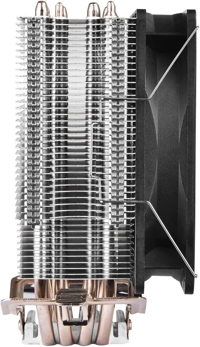 Alt view image 11 of 13 - Thermaltake Contac Silent 12 150W INTEL/AMD with AM4 Support 120mm PWM CPU Cooler CL-P039-AL12BL-A