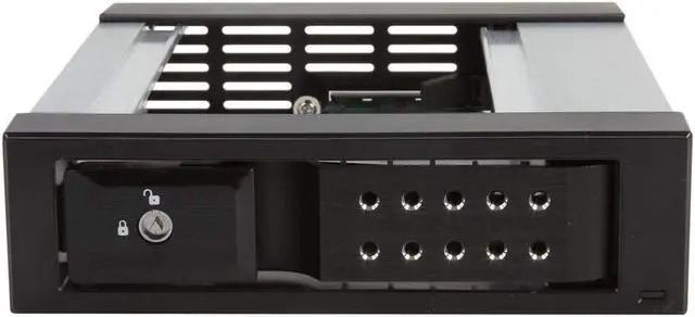 Alt view image 8 of 11 - iStarUSA BPN-DE110SS-BLACK Trayless 5.25" to 3.5" SATA SAS 6 Gbps HDD Hot-swap Rack