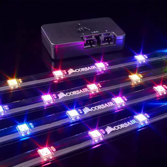 Alt view image 11 of 20 - CORSAIR Lighting Node PRO CL-9011109-WW, RGB Lighting Controller with Individually Addressable RGB LED Strips