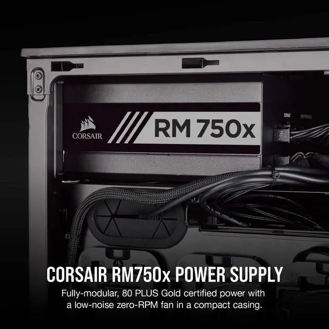 Alt view image 10 of 14 - CORSAIR RMx Series RM750x CP-9020179-NA 750 W ATX12V / EPS12V 80 PLUS GOLD Certified Full Modular Power Supply