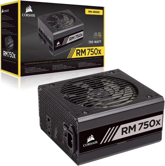 Alt view image 9 of 14 - CORSAIR RMx Series RM750x CP-9020179-NA 750 W ATX12V / EPS12V 80 PLUS GOLD Certified Full Modular Power Supply