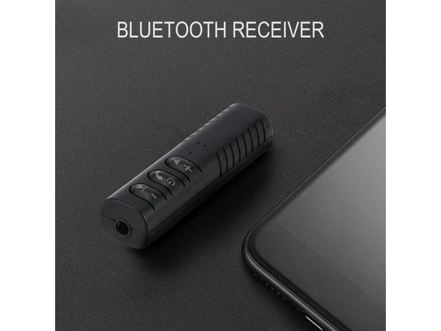Alt view image 6 of 7 - AX-03 3.5mm Bluetooth 4.1 Stereo Headphone Earphone Audio Receiver Adapter Converter Earphone Bluetooth Receiver, Black