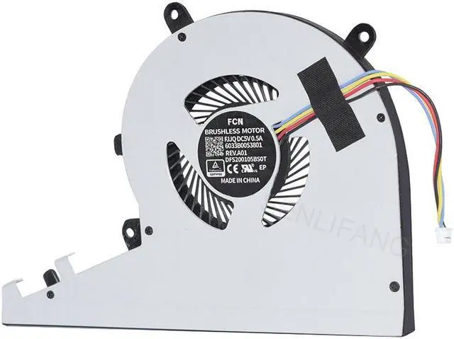 Alt view image 3 of 4 - New Laptop Cooling Fan For HP Envy 17-AE 17M-AE111DX 17-AE143NG 4Pin 925461-001 925478-001 DFS200105BS0T  6033B0053801